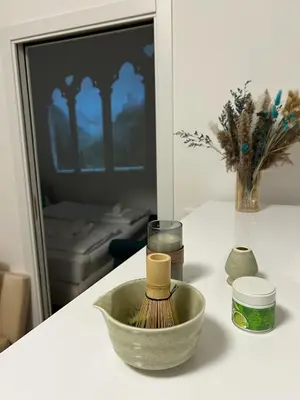 Grundriss der Unterkunft Elegante Stadtwohnung im Tiffany-Stil - Yoga & Matcha