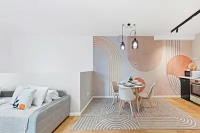 Ein Sitzbereich in der Unterkunft BOHO Chic - Relax in Viennas Trendiest District