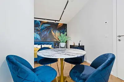 Ein Sitzbereich in der Unterkunft Royal Hideout - Central Vienna