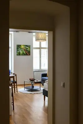 Ein Sitzbereich in der Unterkunft Premium Cosy Apartment with Free Parking
