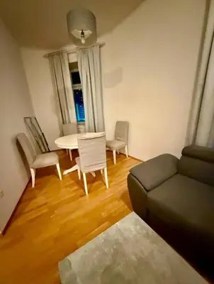 Ein Sitzbereich in der Unterkunft Central Apartment Vienna