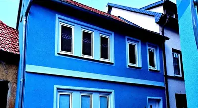 Das Gebäude in dem sich die Ferienwohnung befindet