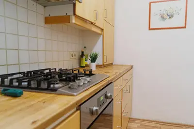 Küche/Küchenzeile in der Unterkunft Cozy 2BR Apartment Very Central, Ideal for Long Stays