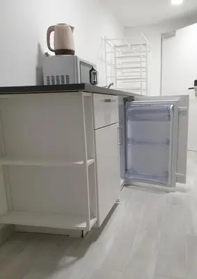 Küche/Küchenzeile in der Unterkunft AKH Apartments