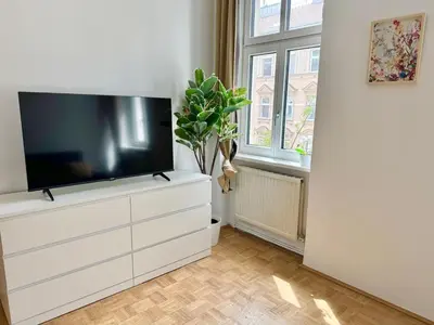 TV/Unterhaltungsangebot in der Unterkunft 130 m2 Spacious Apartment