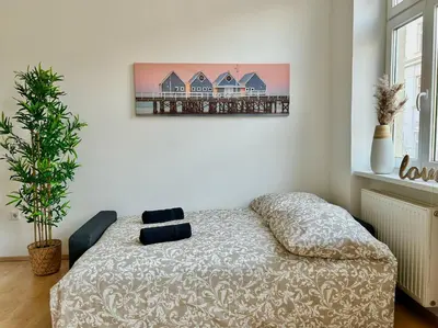 Grundriss der Unterkunft Central Cosy Apartment with Free Parking