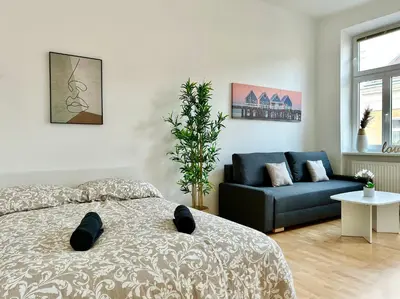Grundriss der Unterkunft Central Cosy Apartment with Free Parking