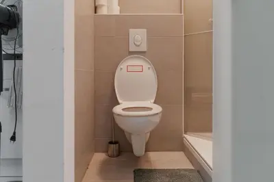 Ein Badezimmer in der Unterkunft Comfortable One Bedroom Apartment in Vienna
