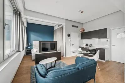 Küche/Küchenzeile in der Unterkunft Luxury suite with distant views and top furnishings