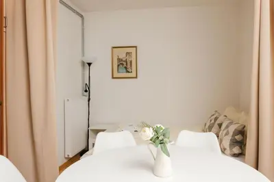 Ein Bett oder Betten in einem Zimmer der Unterkunft Mariahilfer Stationside Family Nest