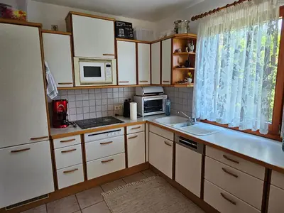 Küche/Küchenzeile in der Unterkunft House near castle park