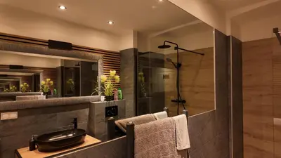 Ein Badezimmer in der Unterkunft Cozy City Apartment - U3 Johnstraße & Stadthalle