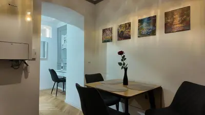 Küche/Küchenzeile in der Unterkunft Cozy City Apartment - U3 Johnstraße & Stadthalle