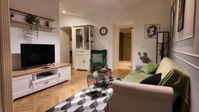 TV/Unterhaltungsangebot in der Unterkunft Cozy City Apartment - U3 Johnstraße & Stadthalle