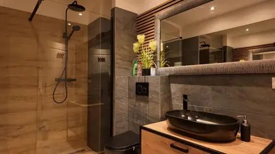 Ein Badezimmer in der Unterkunft Cozy City Apartment - U3 Johnstraße & Stadthalle