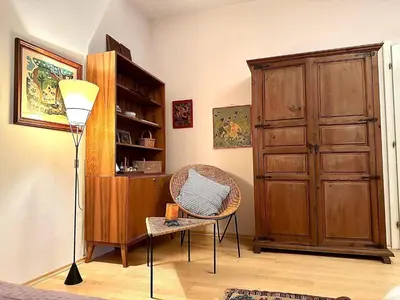 Die Bibliothek in der Ferienwohnung