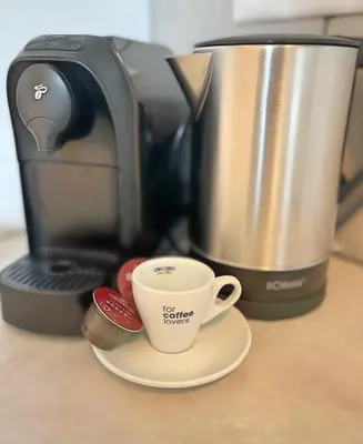 Kaffee-/Teezubehör in der Unterkunft Modern Apartment Perfect for Vienna Exploration
