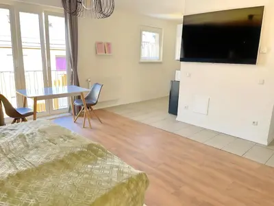 TV/Unterhaltungsangebot in der Unterkunft Modern Apartment Perfect for Vienna Exploration