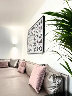 Ein Sitzbereich in der Unterkunft 100 m2 Apartment near Belvedere and Central Train Station