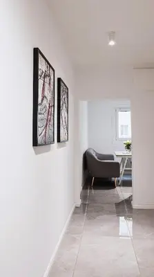 Ein Sitzbereich in der Unterkunft 100 m2 Apartment near Belvedere and Central Train Station