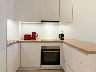 Küche/Küchenzeile in der Unterkunft ampm Scholzgasse - Monthly Rent