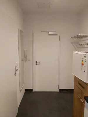 Küche/Küchenzeile in der Unterkunft Cozy room in Favoriten