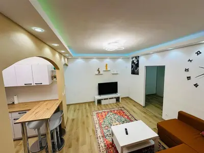 Küche/Küchenzeile in der Unterkunft Luxury apartment VIENNA Airport Free PARKING