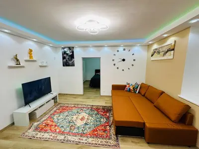 Ein Sitzbereich in der Unterkunft Luxury apartment VIENNA Airport Free PARKING