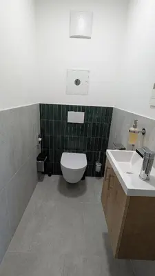 Ein Badezimmer in der Unterkunft Fountain Suite Vienna - Garage, U-Bahn Nähe