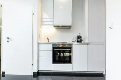 Küche/Küchenzeile in der Unterkunft Vienna City Suites
