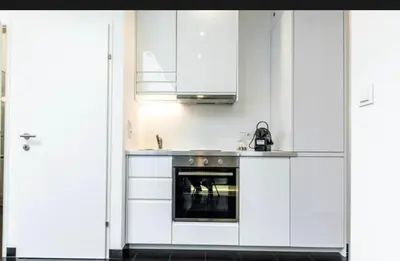 Küche/Küchenzeile in der Unterkunft Vienna City Suites