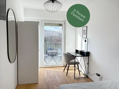 Ein Bett oder Betten in einem Zimmer der Unterkunft ampm Grasbergergasse - Coliving Vienna I Monthly Stays