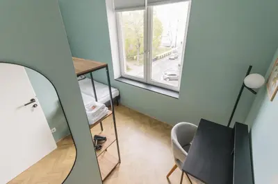 Ein Sitzbereich in der Unterkunft ampm Angeligasse - Coliving Vienna I Monthly Stays