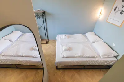 Ein Bett oder Betten in einem Zimmer der Unterkunft ampm Angeligasse - Coliving Vienna I Monthly Stays