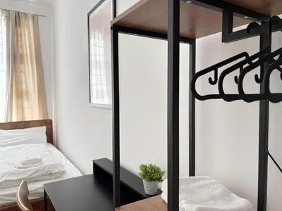 Ein Bett oder Betten in einem Zimmer der Unterkunft ampm Malfattigasse - Coliving Vienna I Monthly Stays