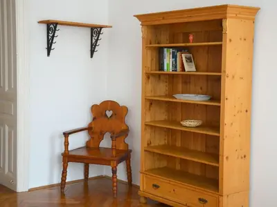 Die Bibliothek in der Ferienwohnung