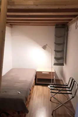 Ein Bett oder Betten in einem Zimmer der Unterkunft Apartment Vienna1090 by Interhome