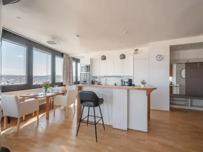 Küche/Küchenzeile in der Unterkunft Apartment Skyflats Sun View by Interhome