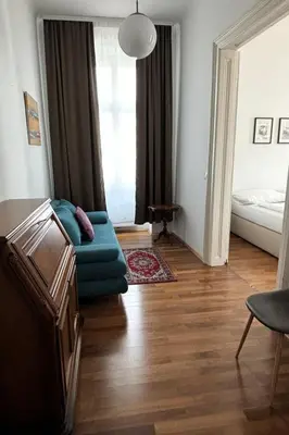 Ein Sitzbereich in der Unterkunft Apartment Ausgefallene Wohnung by Interhome