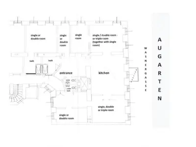 Grundriss der Unterkunft Apartment Ausgefallene Wohnung by Interhome