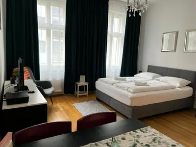 Ein Bett oder Betten in einem Zimmer der Unterkunft Apartment Zentral & ruhig by Interhome