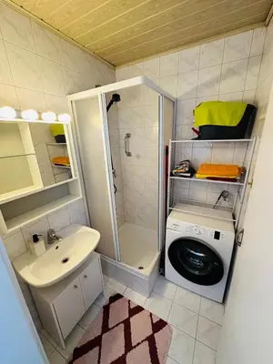 Ein Badezimmer in der Unterkunft Apartment near VIENNA Airport