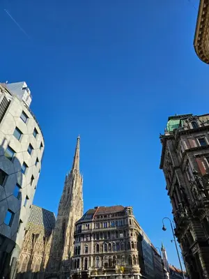 Ein allgemeiner Blick auf Wien oder ein Stadtblick von der Ferienwohnung aus