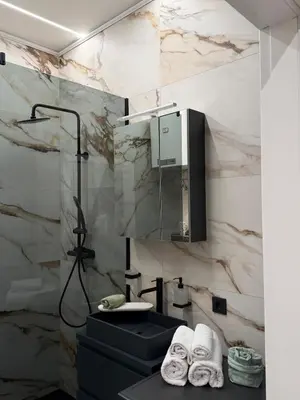Ein Badezimmer in der Unterkunft Laura Star Apartment