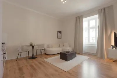 Ein Sitzbereich in der Unterkunft josef's home l Comfort Studio 01