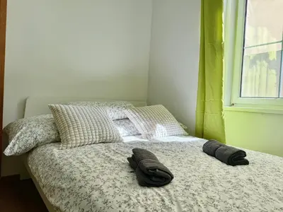 Ein Bett oder Betten in einem Zimmer der Unterkunft Schönbrunn Cozy Studio