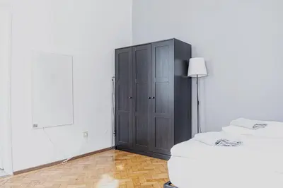 Ein Bett oder Betten in einem Zimmer der Unterkunft Modern Apartment Near Danube Canal