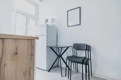 Küche/Küchenzeile in der Unterkunft Modern Apartment Near Danube Canal