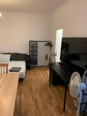 Ein Sitzbereich in der Unterkunft two rooms in walking center 4 plus 1 pax