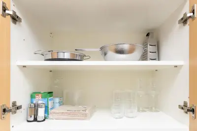 Küche/Küchenzeile in der Unterkunft Brand new Family 2BR Apartment
